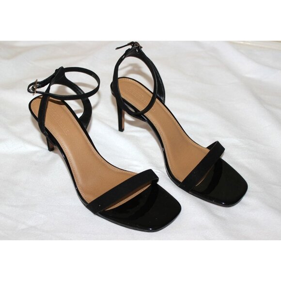 nib ASOS Hideaway Strappy Heeled Sandals in Black - Size 10 - Picture 2 of 13
